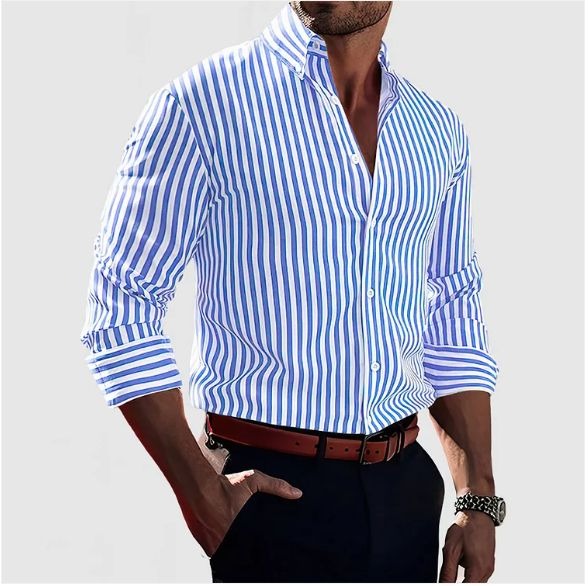Fleur De Luxe - Chemise Rayée Élégante