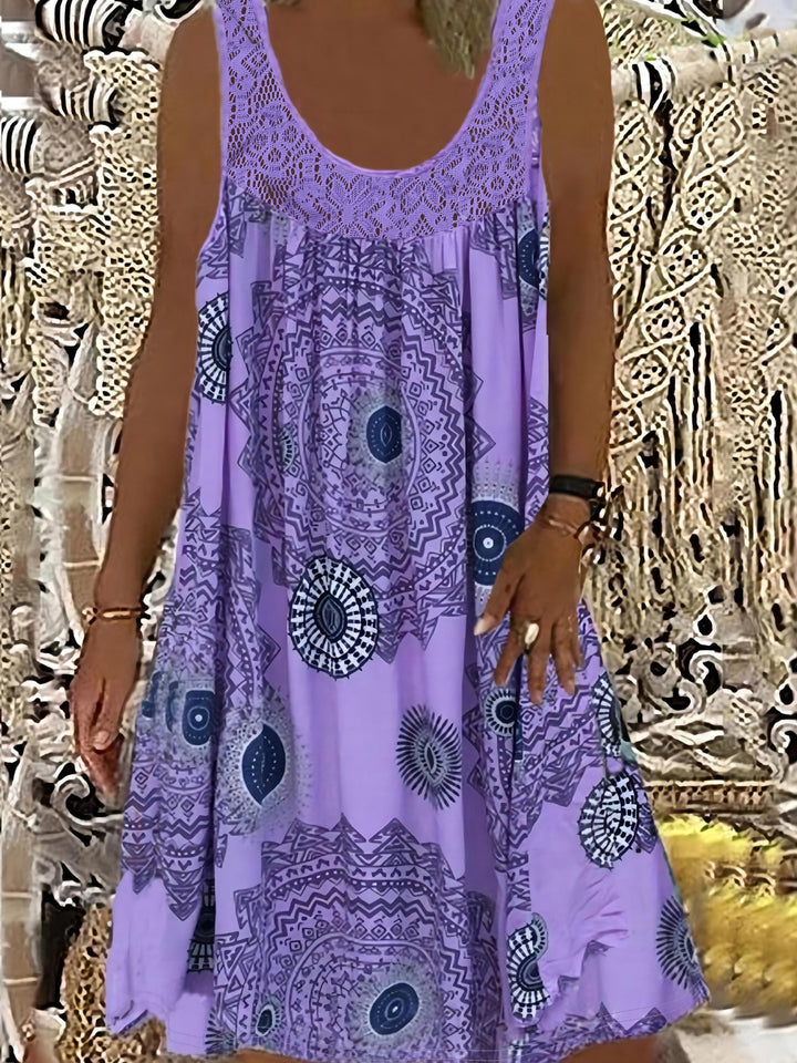 Fleur De Luxe - Robe Bohème Évasée