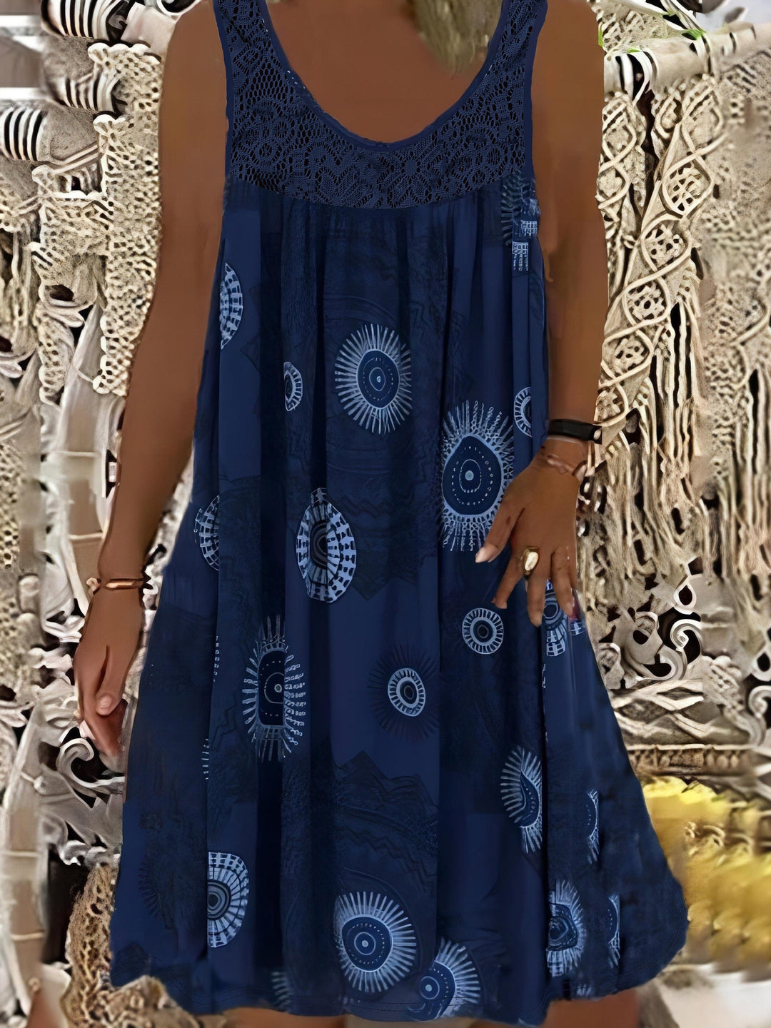 Fleur De Luxe - Robe Bohème Évasée
