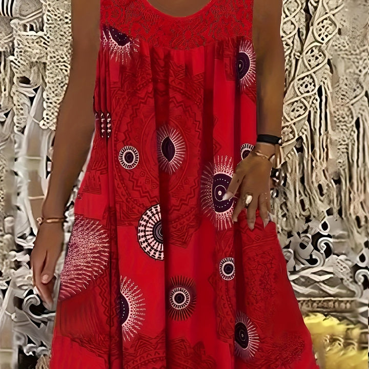 Fleur De Luxe - Robe Bohème Évasée