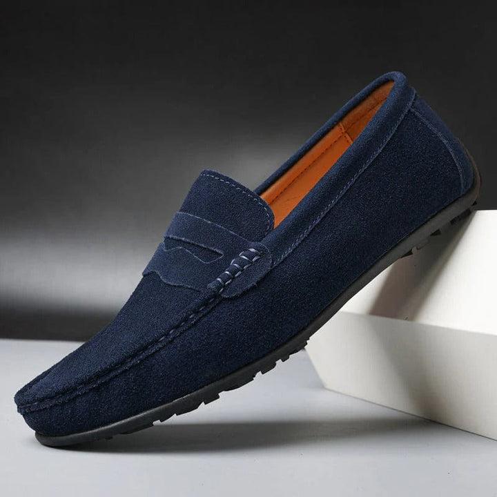 Fleur De Luxe - Mocassins Homme Bleu Marine