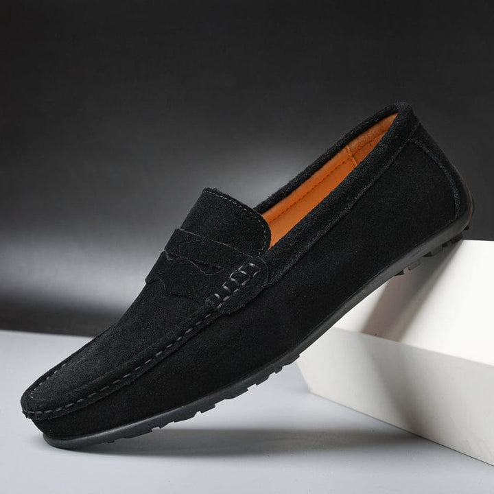 Fleur De Luxe - Mocassins Homme Bleu Marine