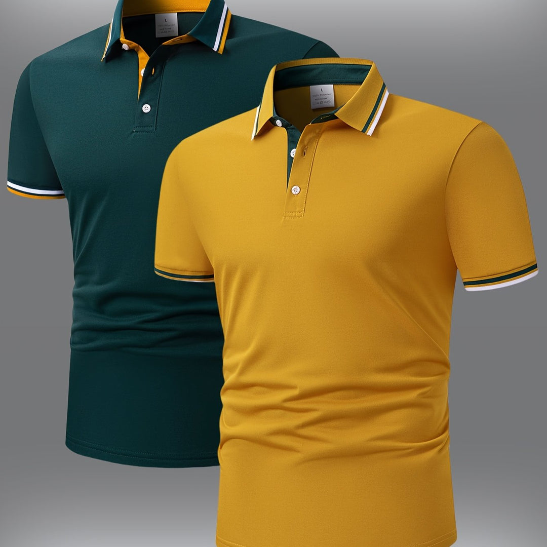 Fleur De Luxe - Pack de 2 Polos Homme