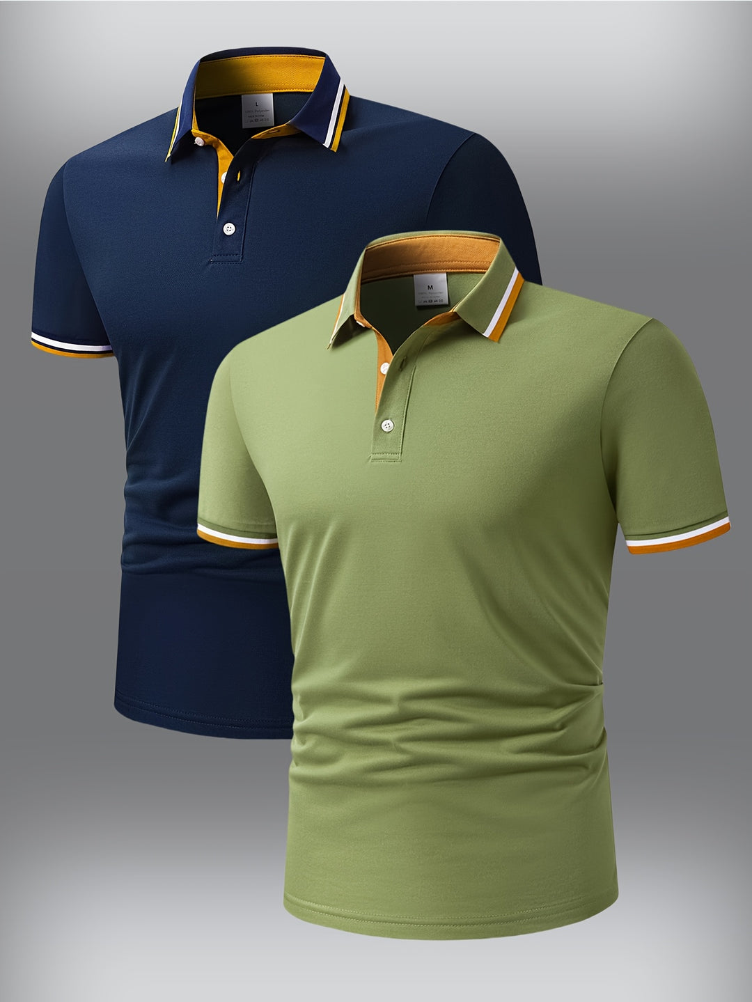 Fleur De Luxe - Pack de 2 Polos Homme