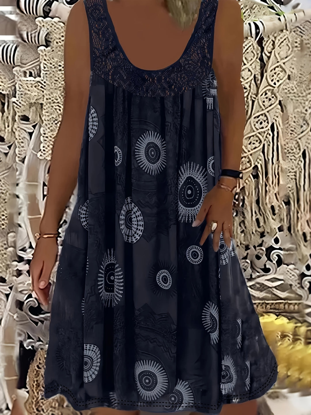 Fleur De Luxe - Robe Bohème Évasée