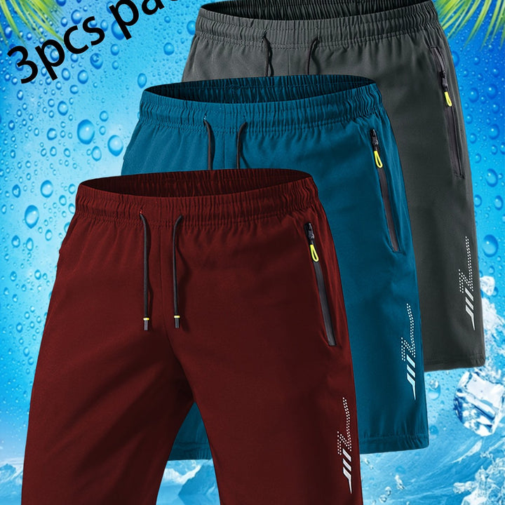 Fleur De Luxe - Pack de 3 Shorts Sport Homme