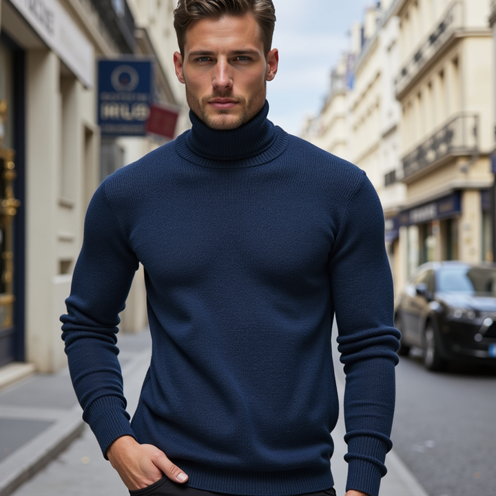YONI | Pull col roulé élégant