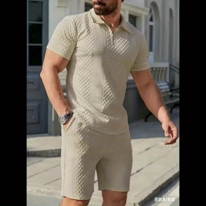 Fleur De Luxe - Ensemble Polo & Short Homme
