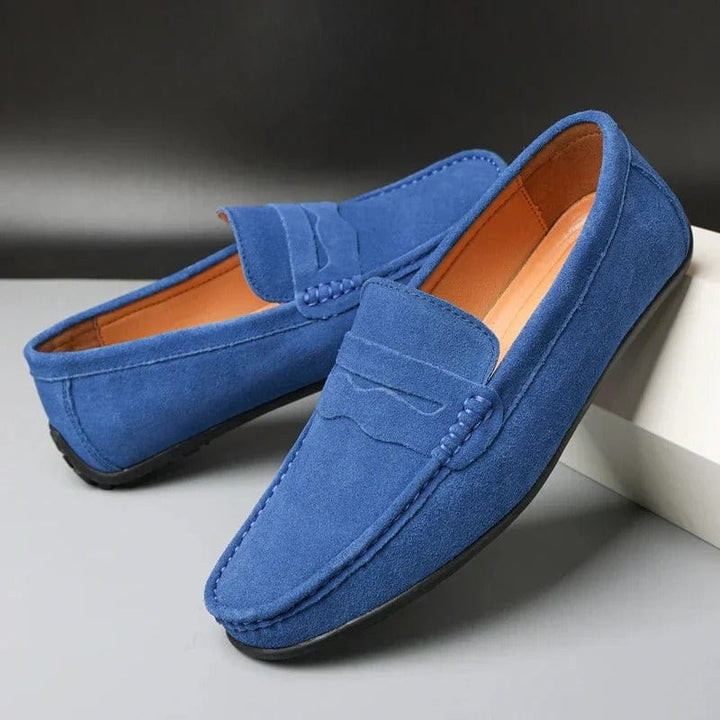 Fleur De Luxe - Mocassins Homme Bleu Marine